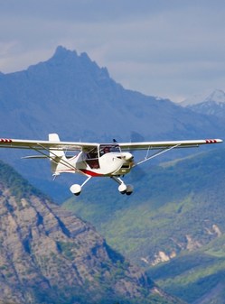 plane ulm mountain flight