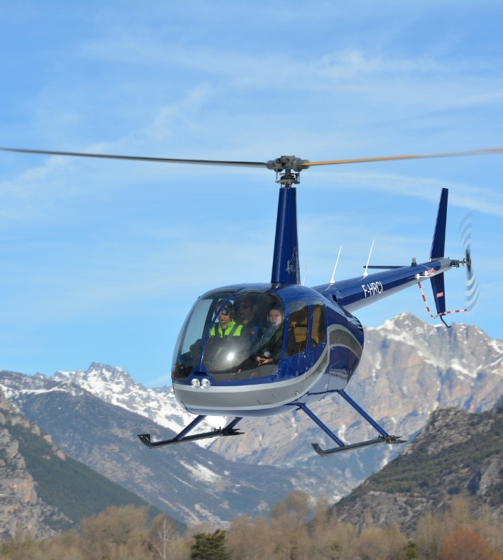 high mountain helicopter flight