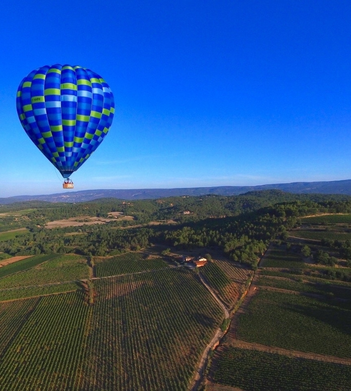 Vol en montgolfière Roussillon